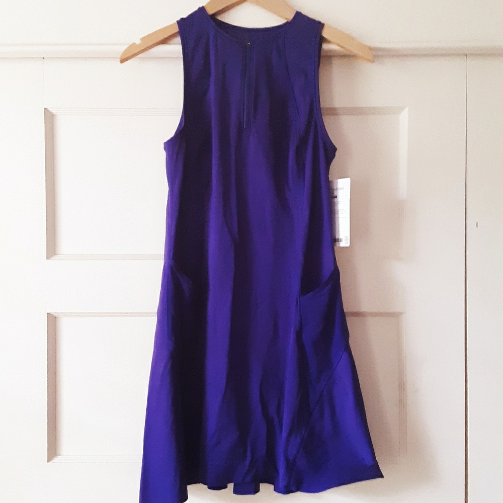 Athleta Match Point dress in purple